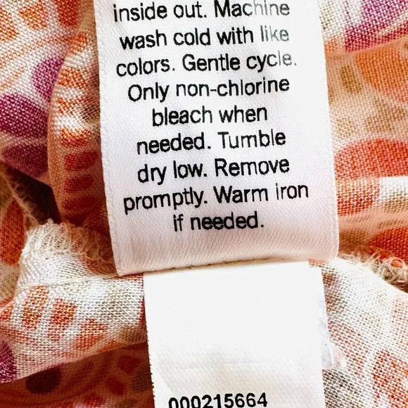 NWT CROFT & BARROW Women Sleeveless Pullover Keyhole Neckline Floral Shirt Sz XL - Picture 13 of 13